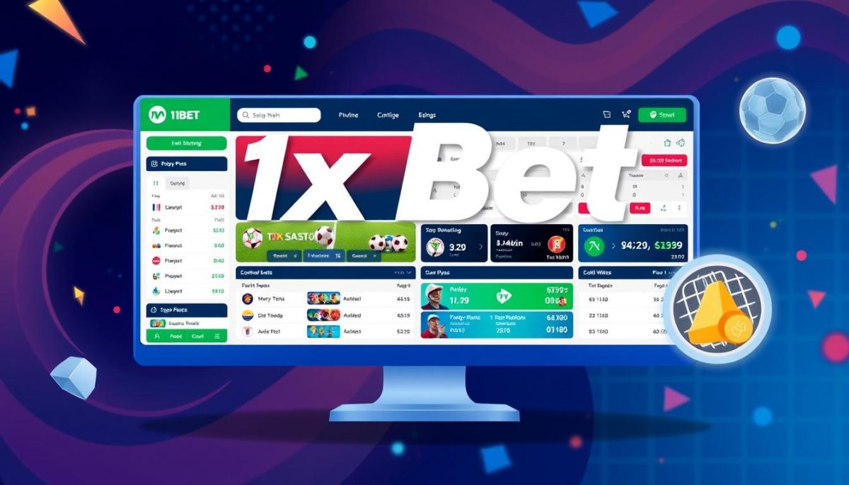 1xBet интерфейсі